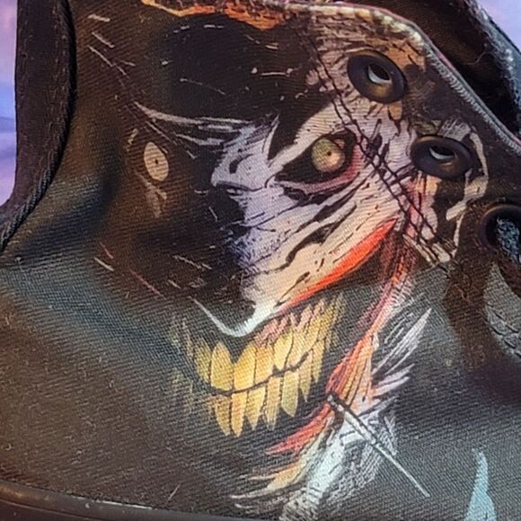 Converse Chuck Taylor All Star Hi DC Comics Joker Black Face Men's 4 Women's 6 - Picture 2 of 15